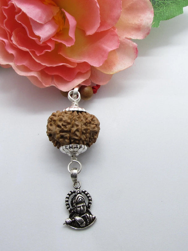 10 Mukhi Krishna Rudraksha Pendant - Symbol of Divine Protection | Brahmatells - BrahmatellsStore