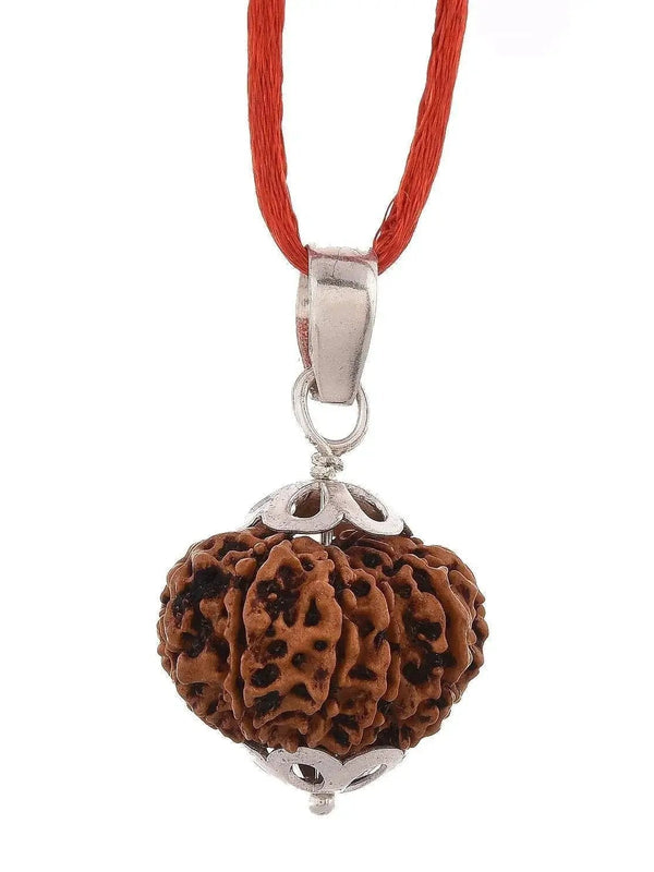 11 Mukhi Rudraksha Silver Pendant - Power of Ekadasha Rudra | Brahmatells by Brahmatells
