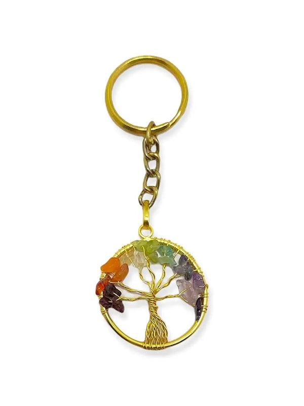 7 Chakra Keychain Tree of life by Brahmatells
