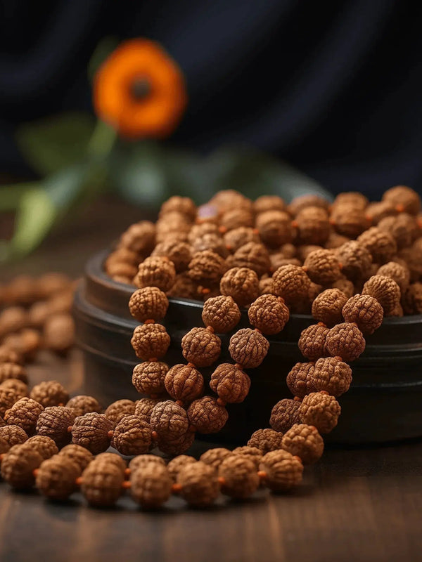 8 Mukhi Rudraksh Mala 108 Beads8 Mukhi Rudraksh Mala for Spiritual Insight & Obstacle Removal | Brahmatells by Brahmatells