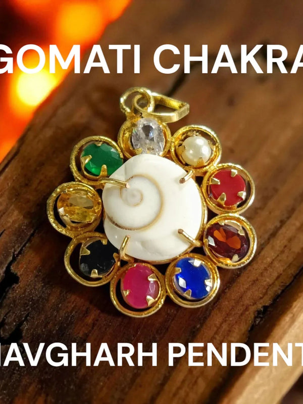 Navgrah Gomati Chakra Pendant – Classic Astrological Jewelry by Brahmatells