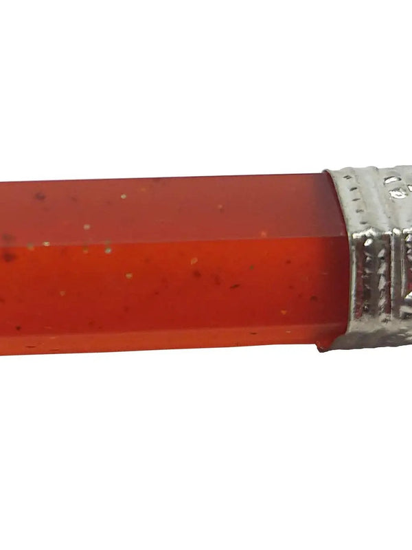 Amber Pencil Pendant for Mindful Expression | Brahmatells Jewelry by Brahmatells