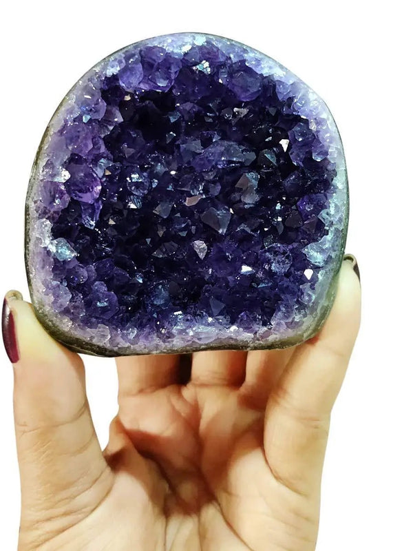 Amethyst Cluster Raw Stone for Home Décor | Brahmatells by Brahmatells