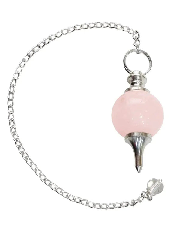 Amethyst Crystal Ball Pendulum for Dowsing & Healing | Brahmatells by Brahmatells