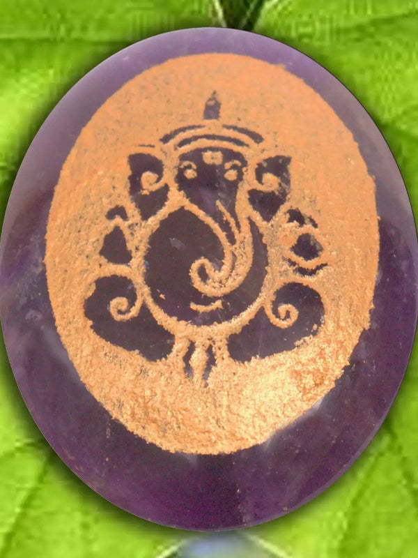 Amethyst Energized Crystal Ganpati Idol | Brahmatells by Brahmatells