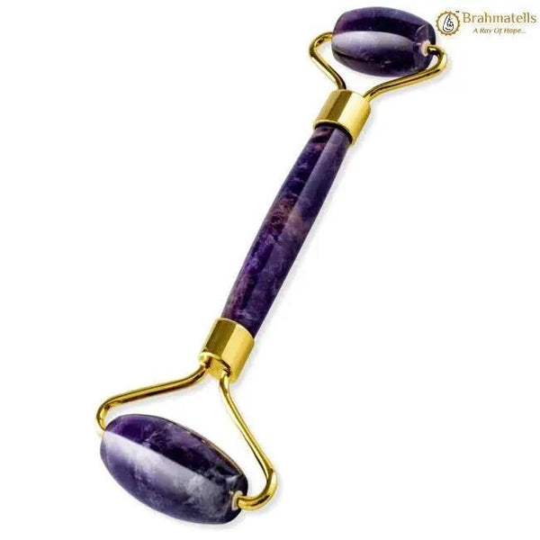 Amethyst Roller Stone for Spiritual Wellness | Brahmatells by Brahmatells