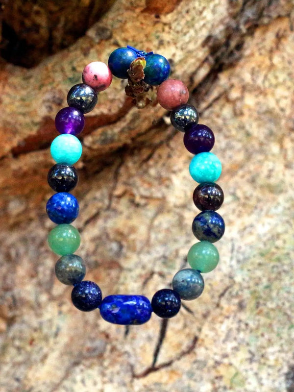 Aquarius Crystal Bracelet - Celebrate Aquarian Uniqueness | Brahmatells by Brahmatells
