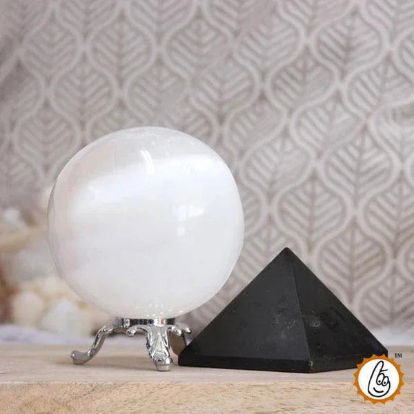 Black Tourmaline and Selenite House Protection Set by Brahmatells