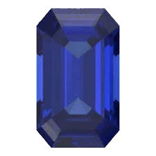 Blue Sapphire rectangle BTBS113GSM by Brahmatells