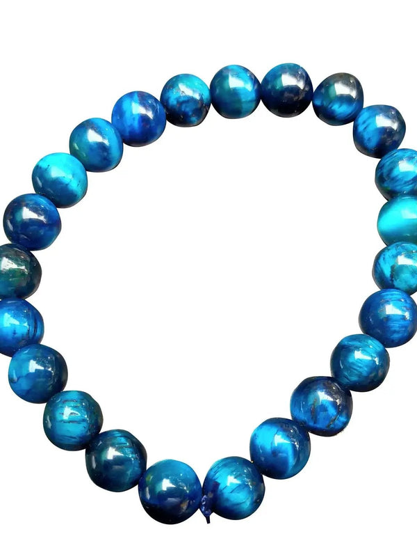 Blue Tiger Eye Bracelet for Balance & Protection | Brahmatells by Brahmatells