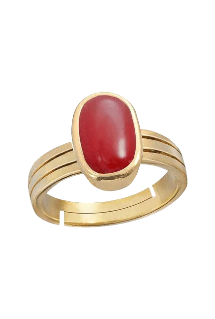 Brahmatells Red Coral Capsule-Cherry-Red Ring: Unleash Mars' Power for Life Mastery by Brahmatells