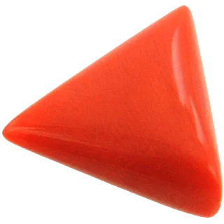 Brahmatells Red Coral Triangle-Blood Red: A Mars-Inspired Astrological Gemstone by Brahmatells