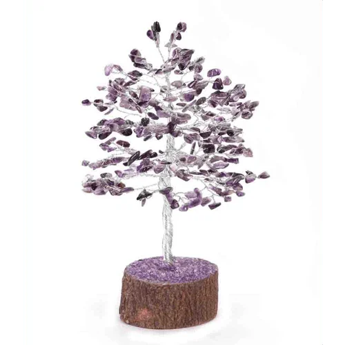 Divine Soul Retreat Amethyst Crystal Gem Tree by Brahmatells