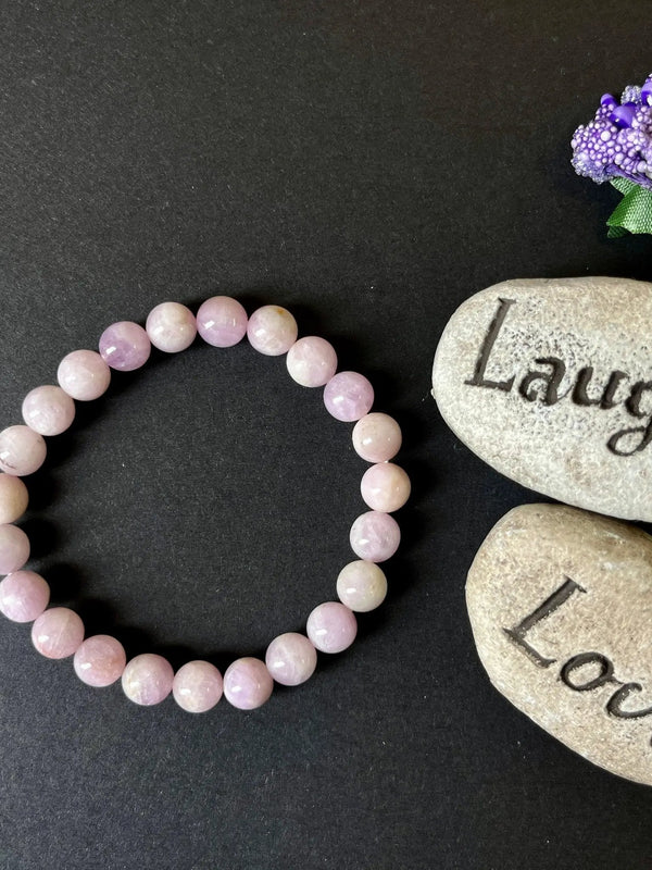 Elegant Kunzite Crystal Bracelet | Brahmatells by Brahmatells