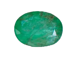 Emerald oval-intense bluish-green BTE108GSM by Brahmatells