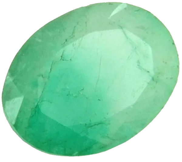 Emerald oval-natural-green BTE105GSM by Brahmatells