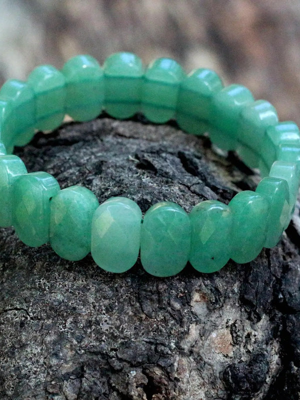 Energised Green Aventurine Bracelet for Luck & Abundance | Brahmatells by Brahmatells