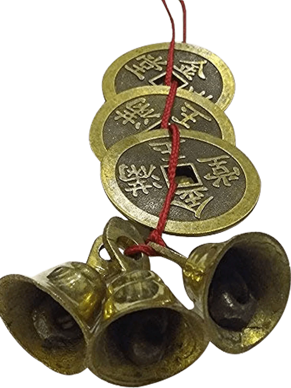 Feng Shui Vastu 3 Bell 3 Coins by Brahmatells