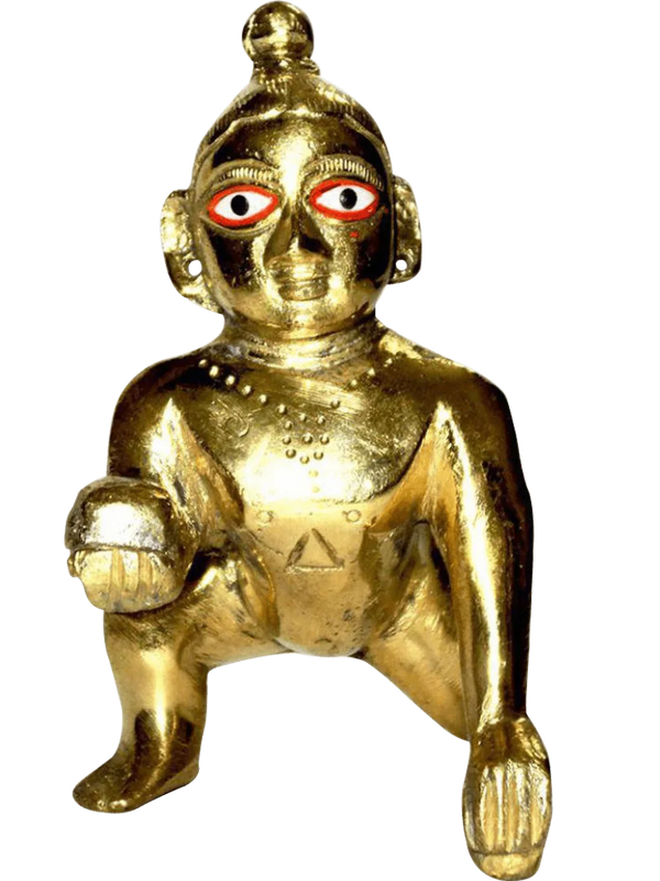 Golden-Laddu-Gopal by Brahmatells
