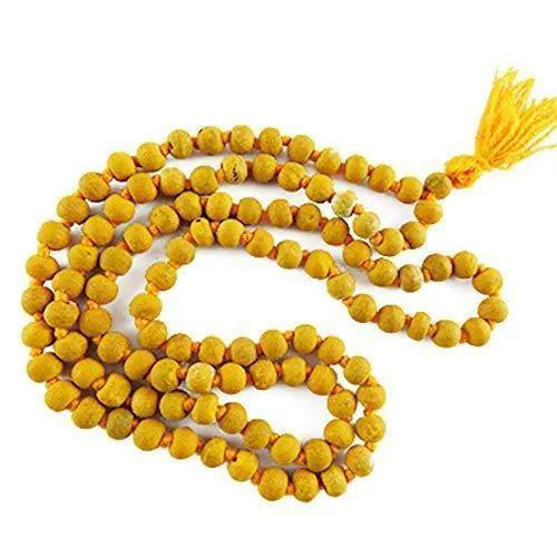 Haldi Japa Mala for Spiritual Healing & Jupiter Blessings | Brahmatells by Brahmatells