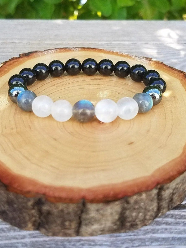 Handmade High-Frequency Protection Bracelet with Natural Gemstones - Brahmatells by Brahmatells