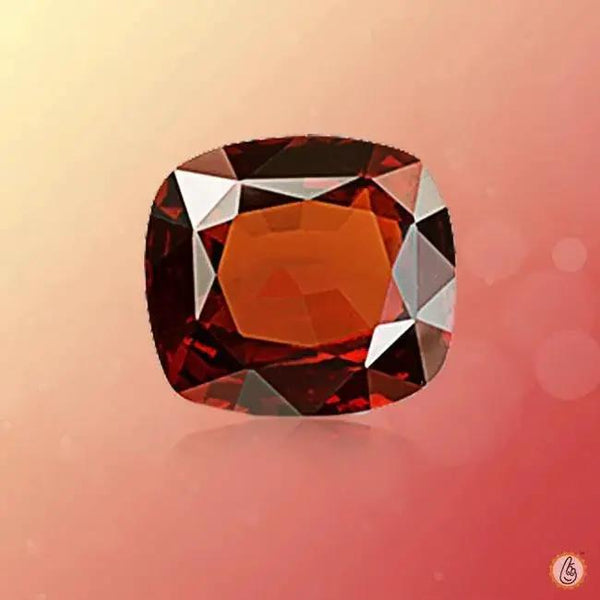 Hessonite Gomed dark-brown-cushion BTHG127GSM by Brahmatells