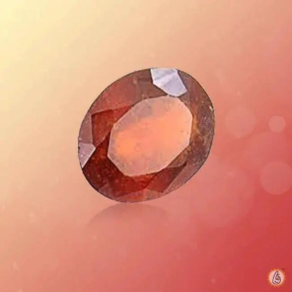 Hessonite Gomed light-brown-oval BTHG125GSM by Brahmatells