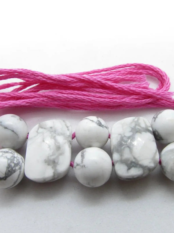 Howlite Band by Brahmatells | Calm & Elegant Stress Relief by Brahmatells