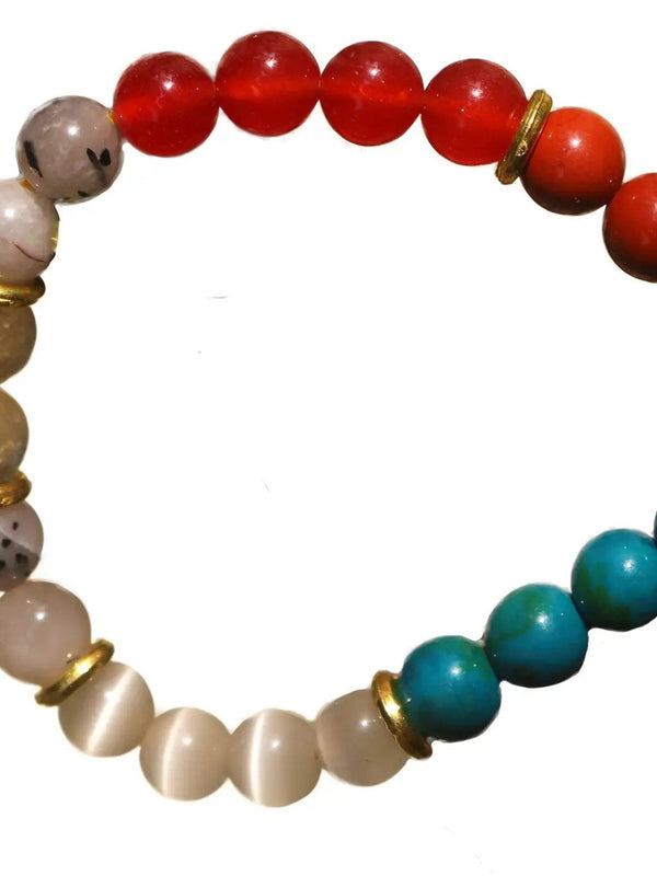 July Birthstone - Ruby Crystal Bracelet for Radiant Confidence - Brahmatells by Brahmatells