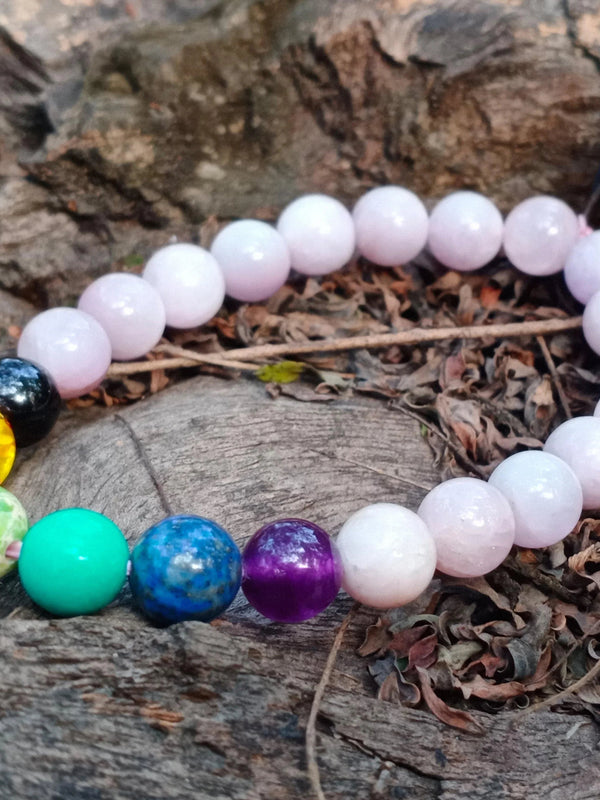 Kyanite Bracelet with 7 Chakra Stones | Brahmatells by Brahmatells