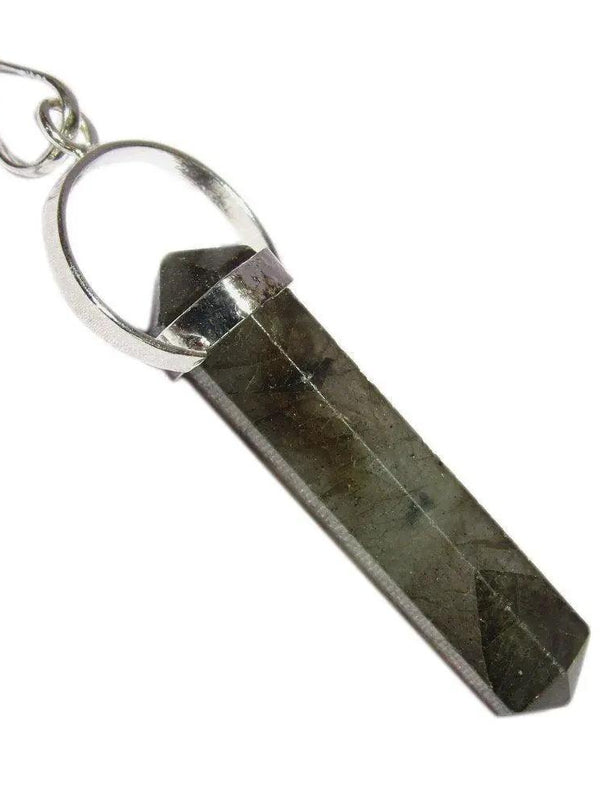 Labradorite Double Point Pendant - Explore Mystical Power by brahmatells