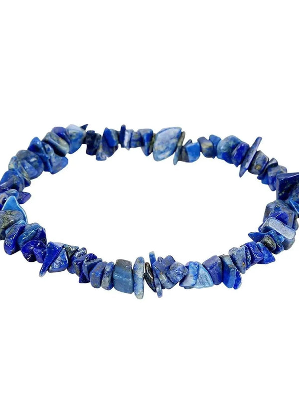 Lapis Lazuli CHIP Stretch Bracelet - Multicolor | Brahmatells by Brahmatells