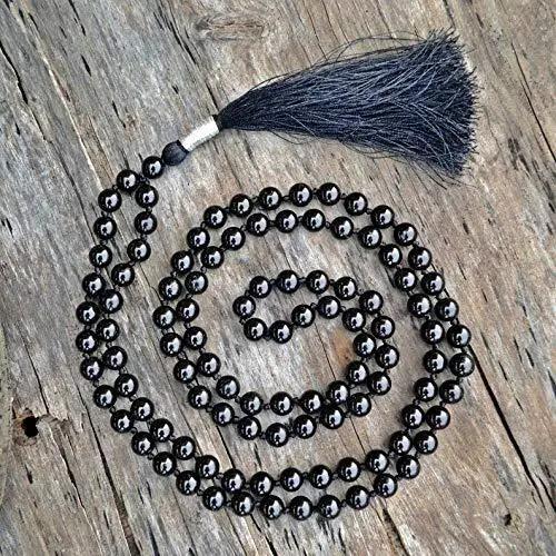 Natural Tourmaline Mala 109 Beads - Enhance Your Spiritual Practice | Brahmatells by Brahmatells