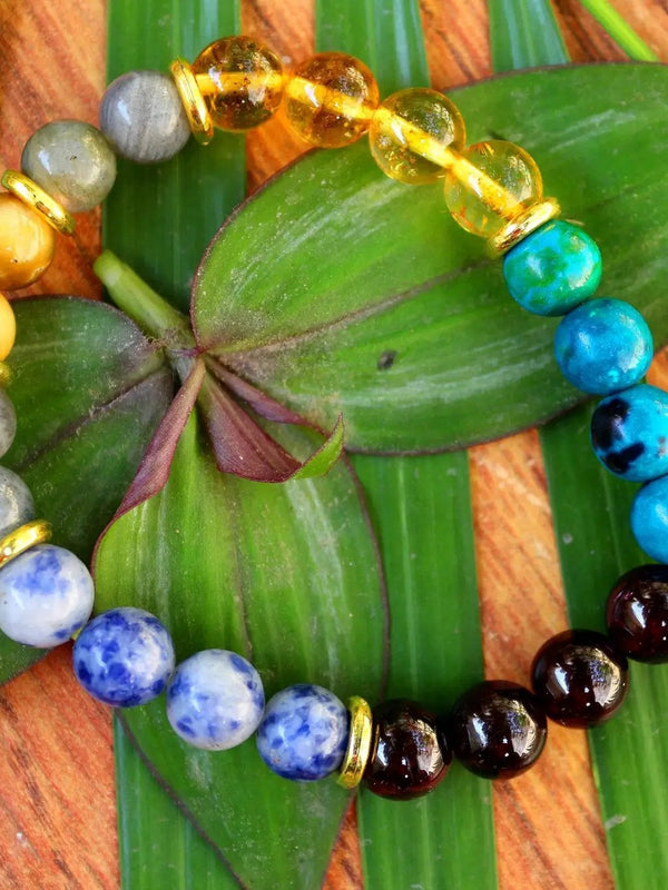 November Birthstone Bracelet - Citrine Calmness - Brahmatells by Brahmatells