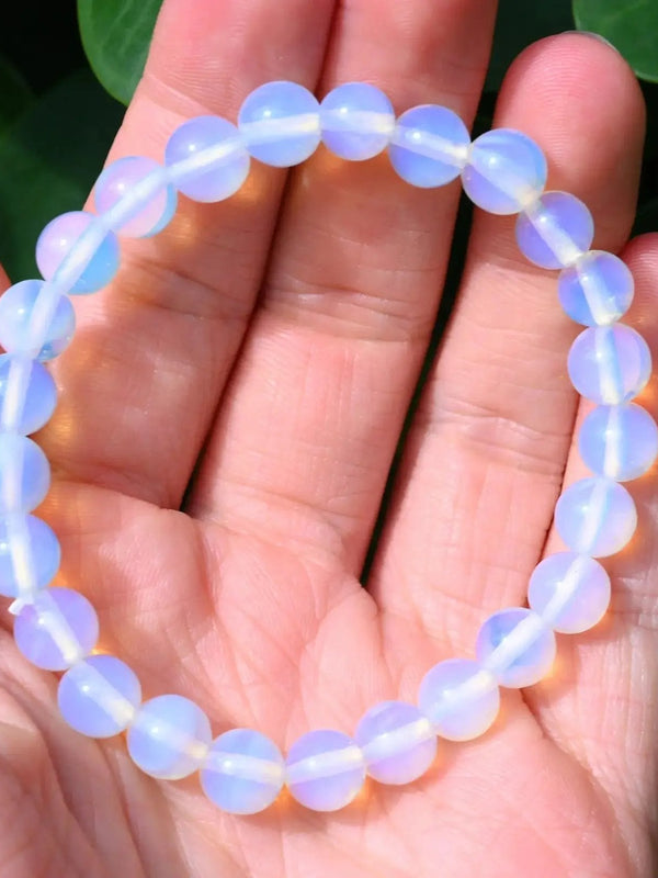 Opalite Stretchy Bracelet | Handmade Gemstone Accessory by Brahmatells