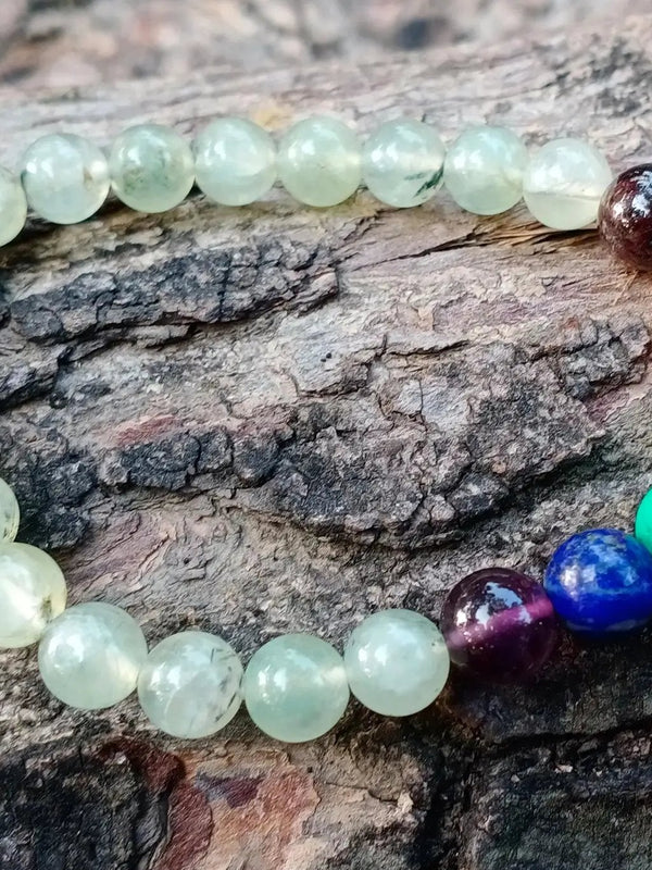 Prehnite Bracelet for Heart Healing & Spiritual Balance | Brahmatells by Brahmatells
