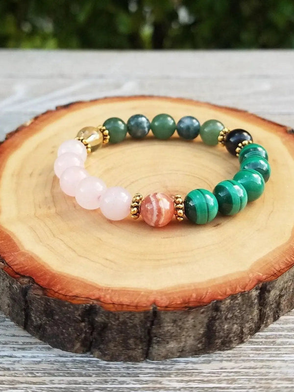 Protection & Prosperity Bracelet: Handcrafted Bohemian Gemstone Accessory - Brahmatells by Brahmatells