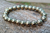 Brahmatells Pyrite Bead Bracelet