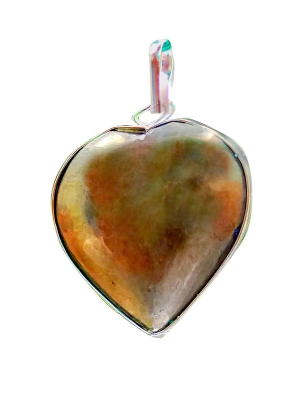 Pyrite Heart Pendant by Brahmatells