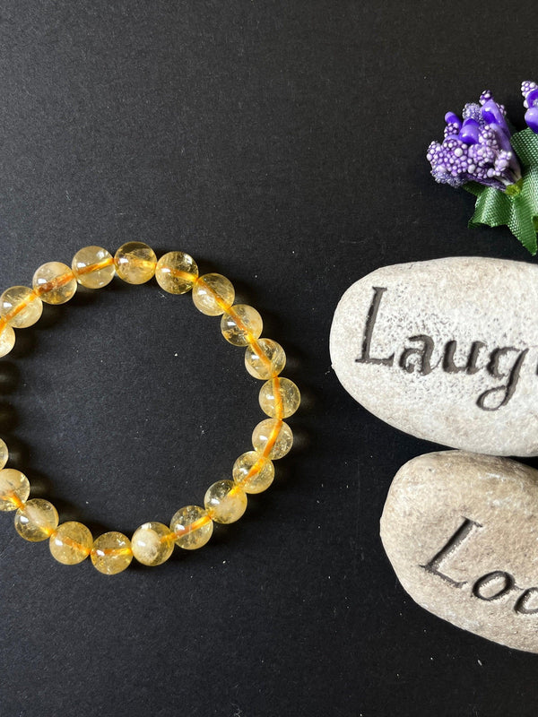 Radiant Citrine Crystal Bracelet | Brahmatells Astro Collection - BrahmatellsStore