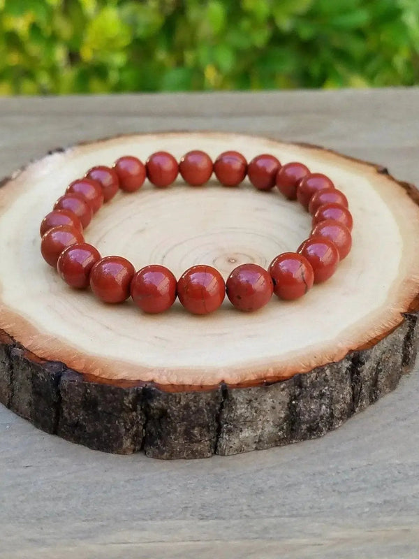 Red Jasper Bracelet: Embrace Earth's Warmth | Brahmatells by Brahmatells