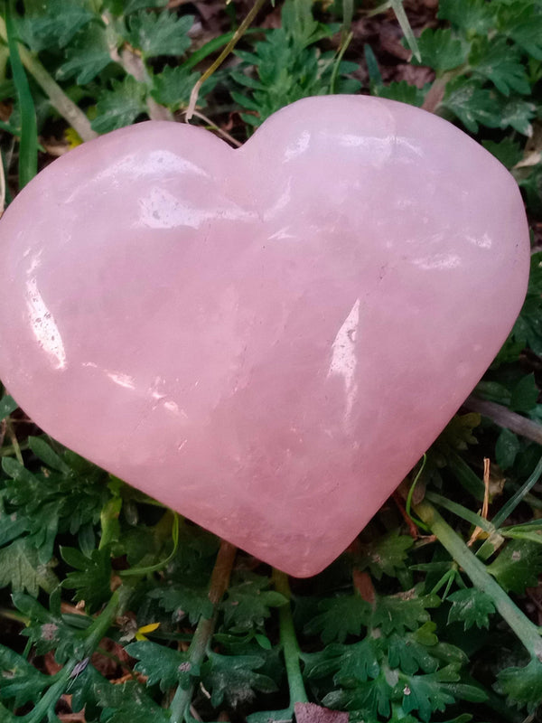 Rose Quartz Heart by Brahmatells