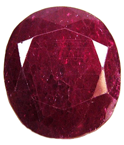 Ruby Manak oval-jam-red BTR124GSM by Brahmatells