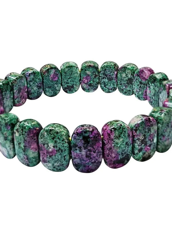 Ruby Zoisite Healing Crystal Bracelet - Brahmatells by Brahmatells