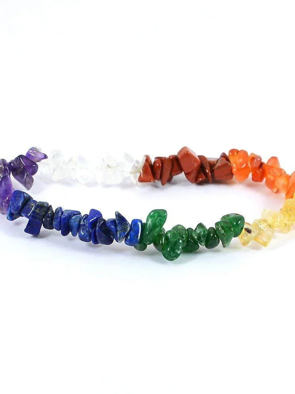 Seven Chakra Healing Chip Bracelet | Brahmatells by Brahmatells