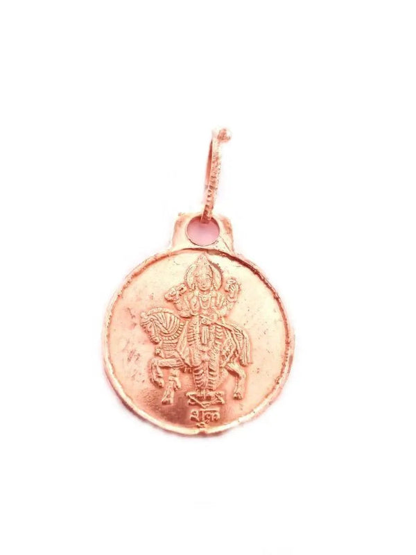 Shukra Yantra Locket, Copper Shukra Yantra Pendent by brahmatells