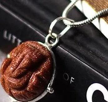 Sunstone Ganesha Pendant: Embrace Prosperity & Creativity | Brahmatells by Brahmatells