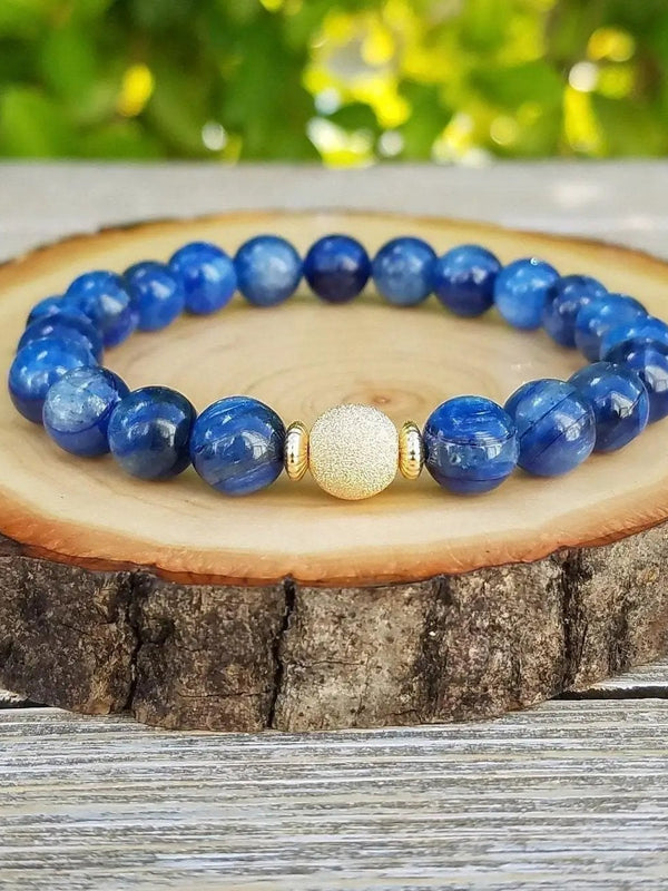 Third Eye & Kyanite Bracelet – Intuitive Energy Balance by Brahmatells
