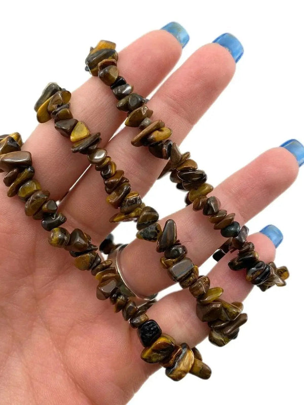 Tigers Eye Gemstone Bracelet by Brahmatells - Solar Plexus Chakra by Brahmatells