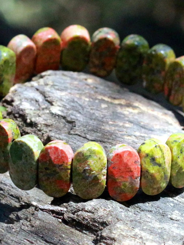 Unakite Bracelet for Natural Harmony | Brahmatells Gemstone Jewelry by Brahmatells